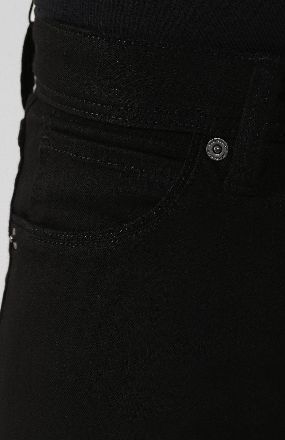 Однотонные джинсы-скинни BURBERRY, арт. 3946595, фото 5