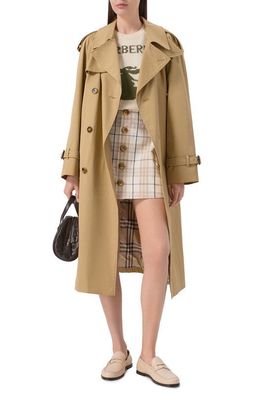 Пуловер из шерсти и кашемира Burberry 8118622 Кремовый  8118622 Фото 2