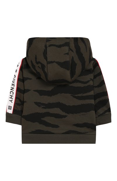 Хлопковый кардиган с капюшоном GIVENCHY, арт. H05105, фото 2