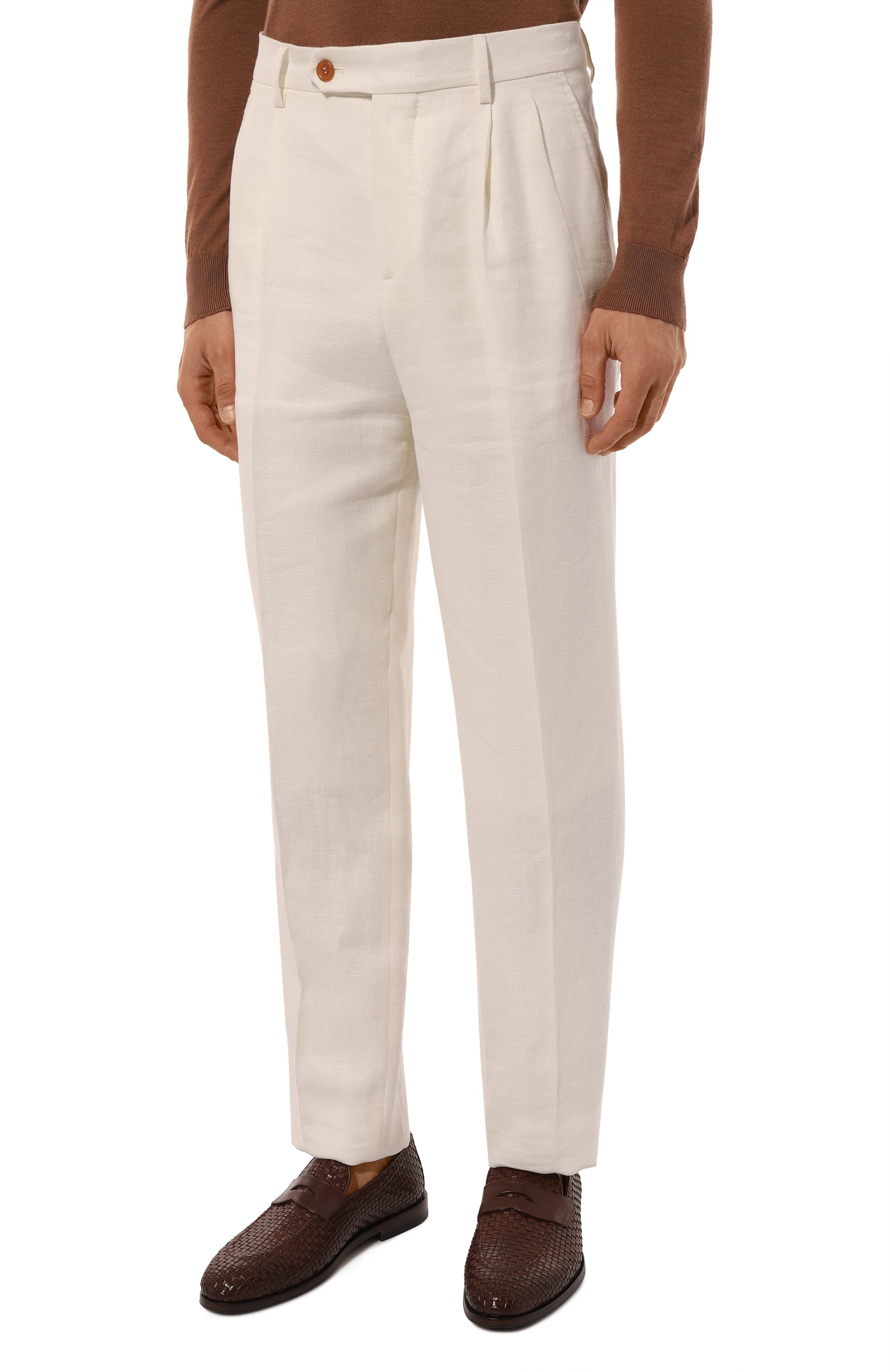 Костюм изо льна и шерсти BRUNELLO CUCINELLI, арт. MW482EDNS, фото 6