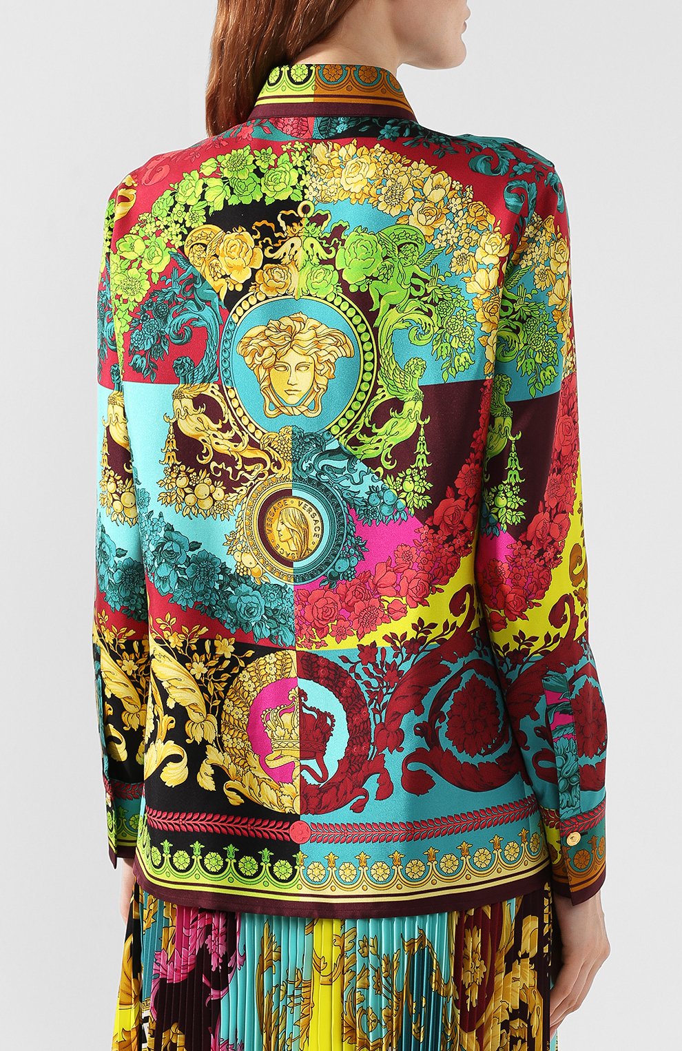 Шелковая рубашка VERSACE, арт. A82662/A230933, фото 4
