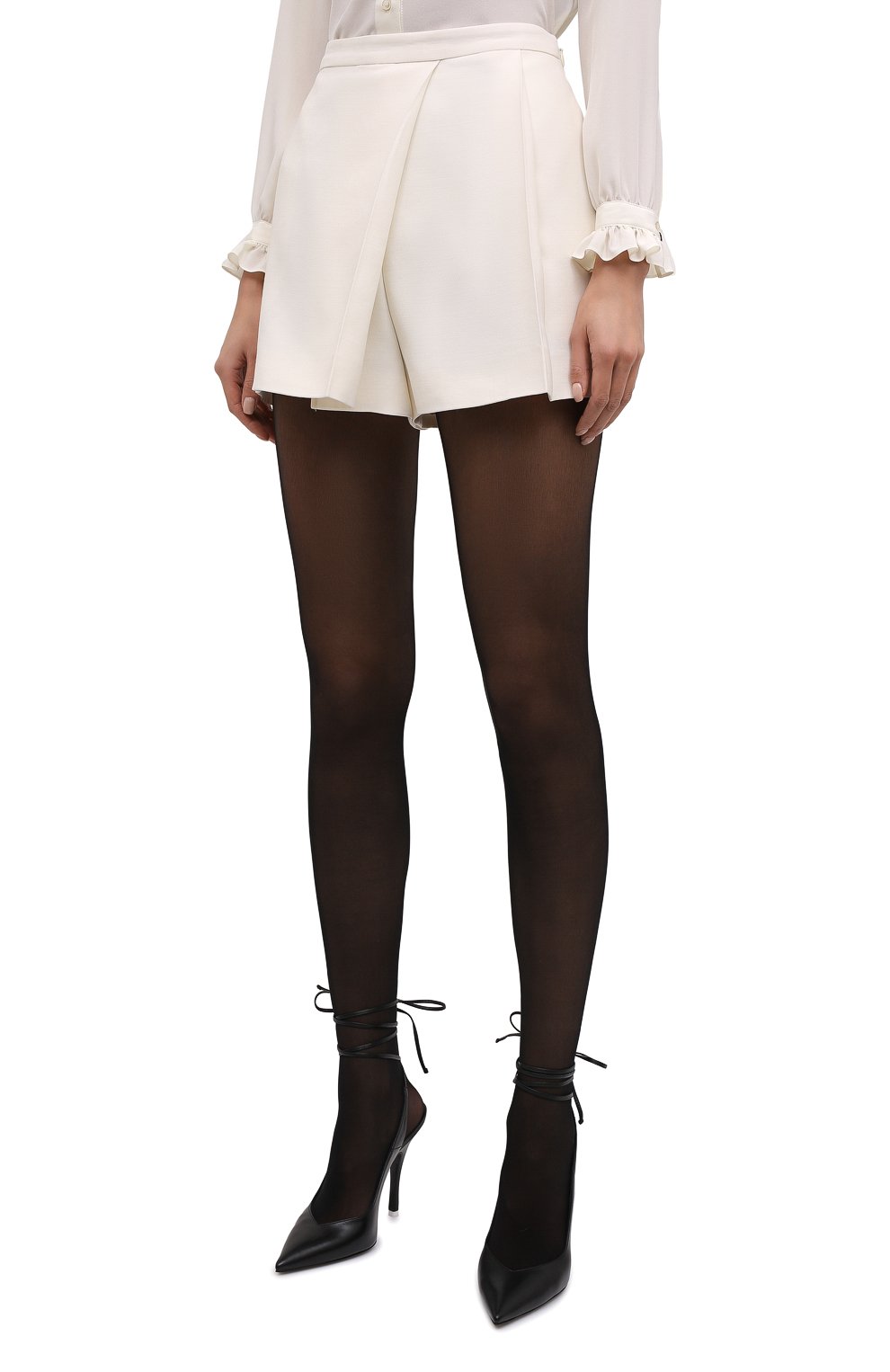 Юбка-шорты из шерсти и шелка VALENTINO, арт. XB3RA8E51CF, фото 3