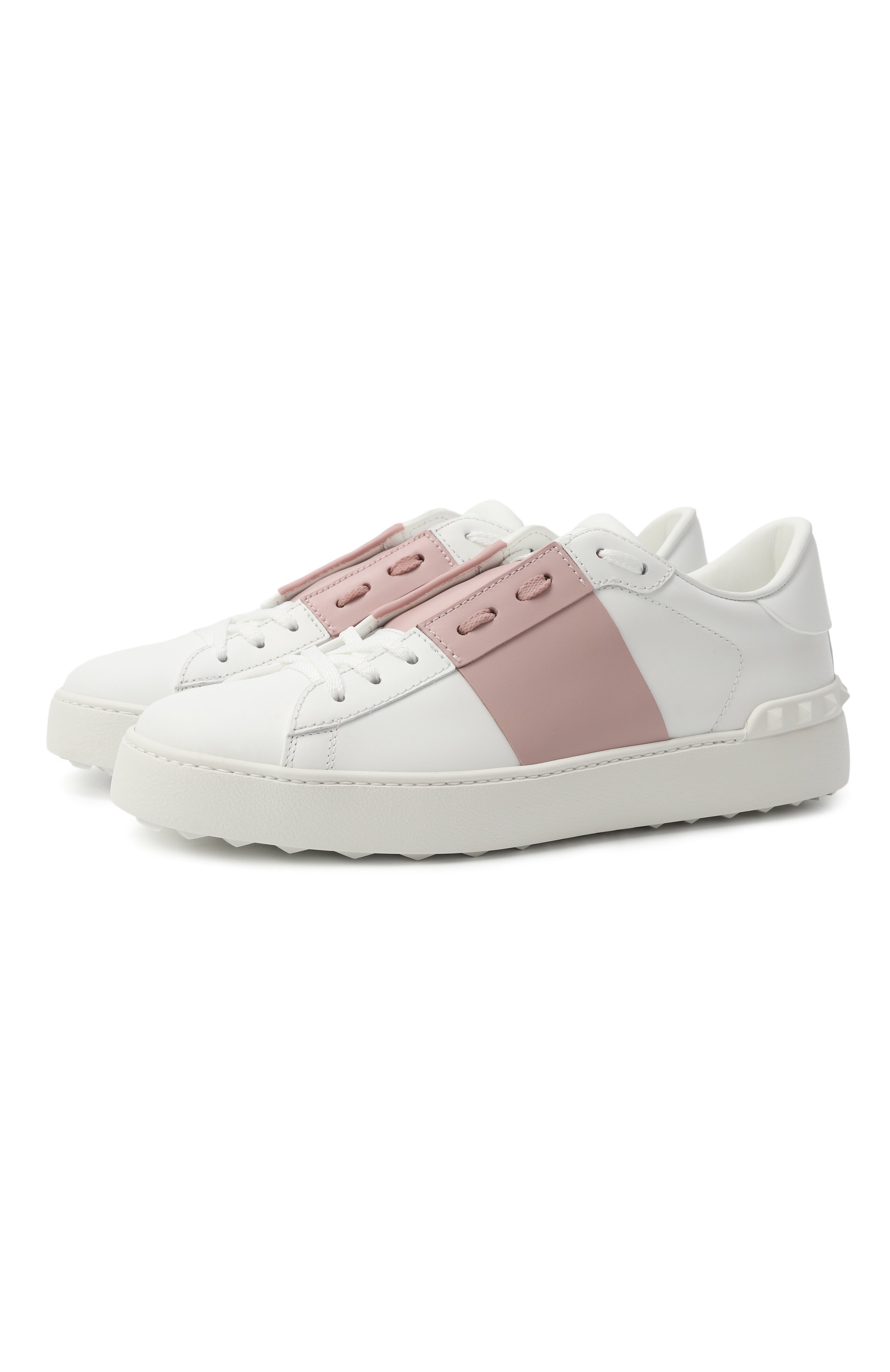 Кожаные кеды open VALENTINO, арт. 6W2S0781/BLU, фото 1