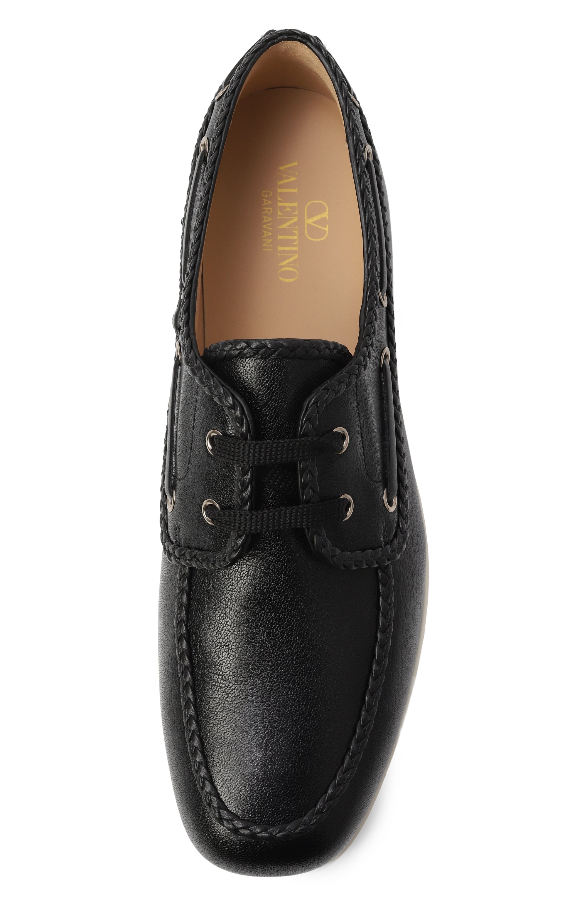 Кожаные топсайдеры palm avenue VALENTINO, арт. 7Y2S0J38/HCL, фото 6