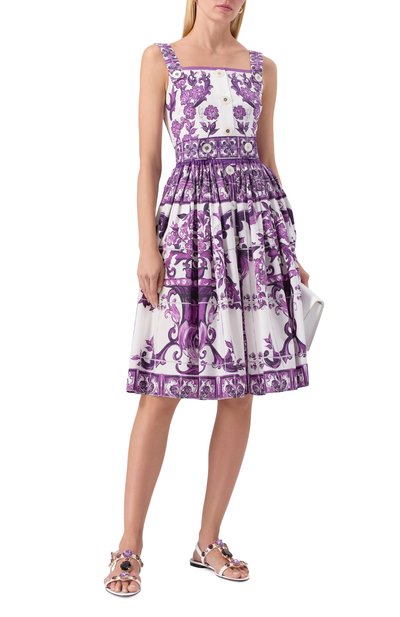 Кожаные сандалии bianca DOLCE & GABBANA, арт. CQ0601/AT848, фото 3