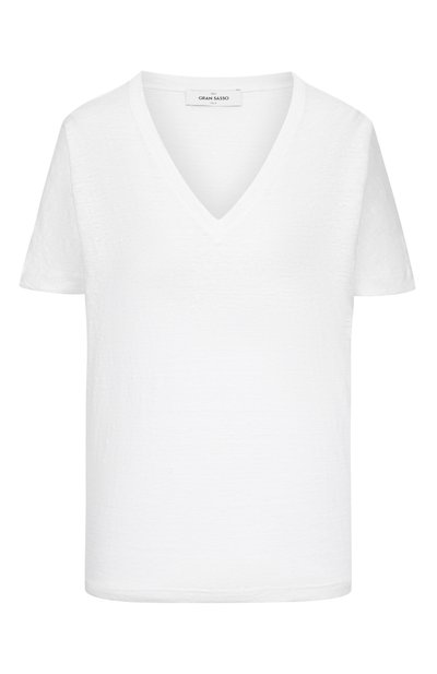 Женская льняная футболка GRAN SASSO, арт. 60230/96800