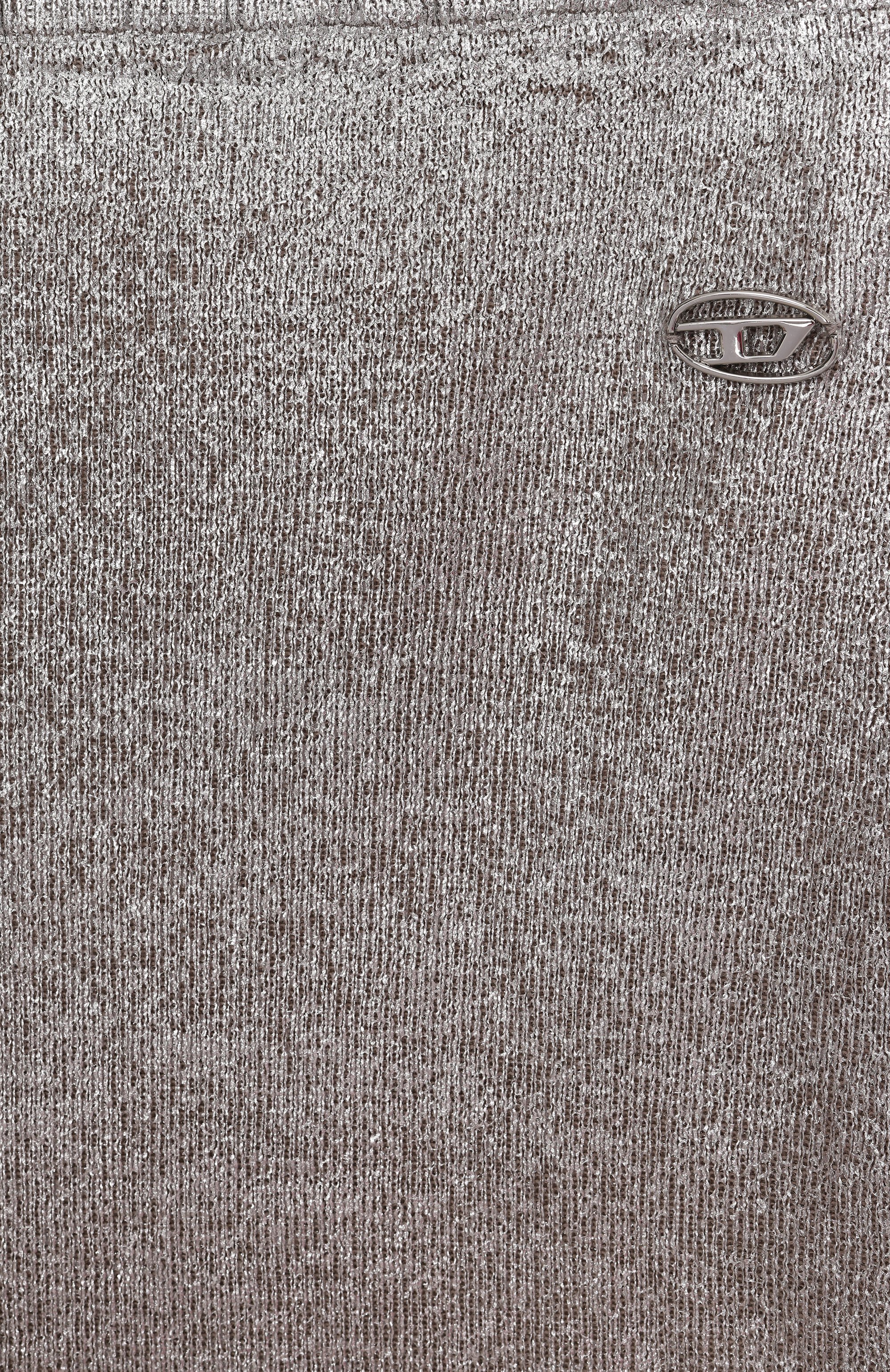 Юбка DIESEL серебряного цвета по цене 19350 руб., арт. J02370/KYAZN, фото 3 Юбка DIESEL, арт. J02370/KYAZN, фото 3