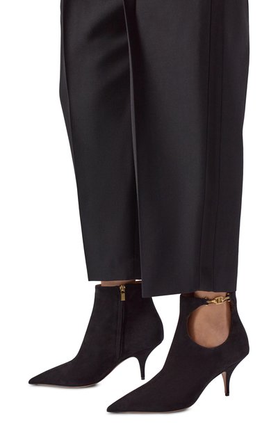 Замшевые ботильоны agia 70 FERRAGAMO, арт. 01K359/784, фото 2