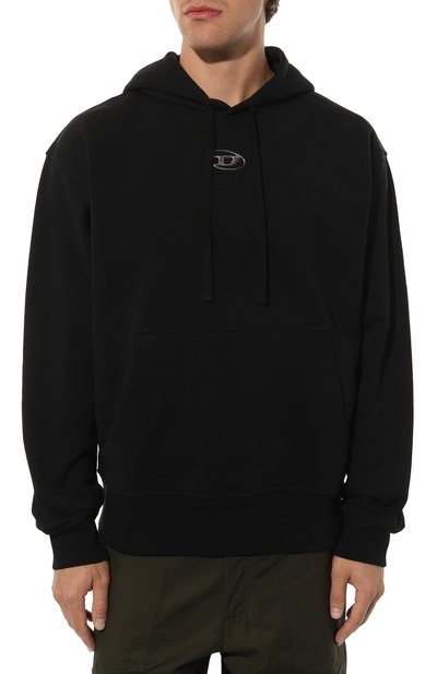 Хлопковое худи DIESEL, арт. A09856/0IAJH, фото 3