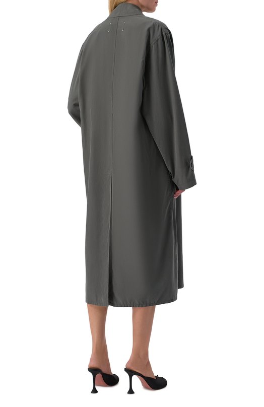 Плащ Maison Margiela S51AH0184/M35137 Серый  S51AH0184/M35137 Фото 4