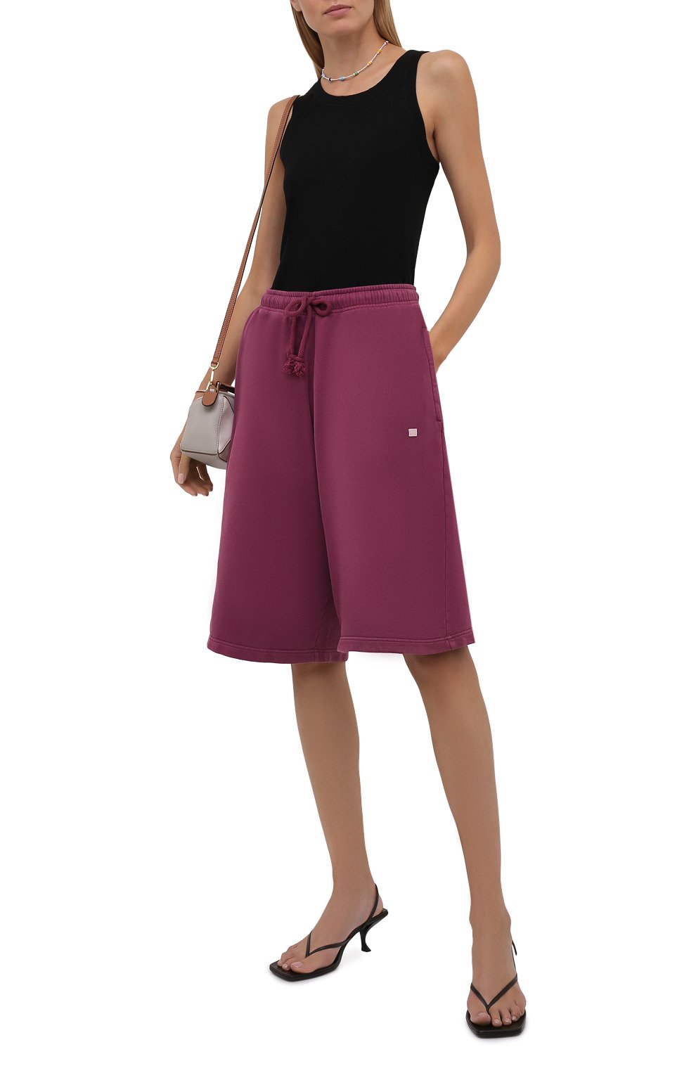 Хлопковые шорты ACNE STUDIOS, арт. CE0014/W, фото 2