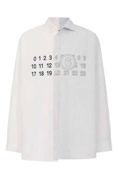 Мужская хлопковая рубашка MM6, арт. SH0DT0025/MTN085