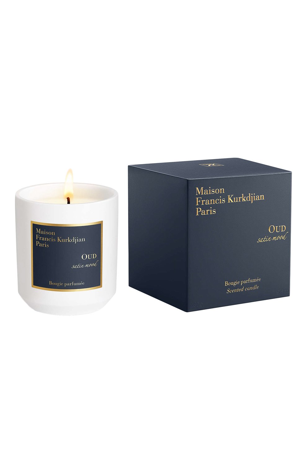 Парфюмированная свеча oud satin mood (280g) MAISON FRANCIS KURKDJIAN бесцветного цвета по цене 11000 руб., арт. 2023126, фото 2 Парфюмированная свеча oud satin mood (280g) MAISON FRANCIS KURKDJIAN, арт. 2023126, фото 2