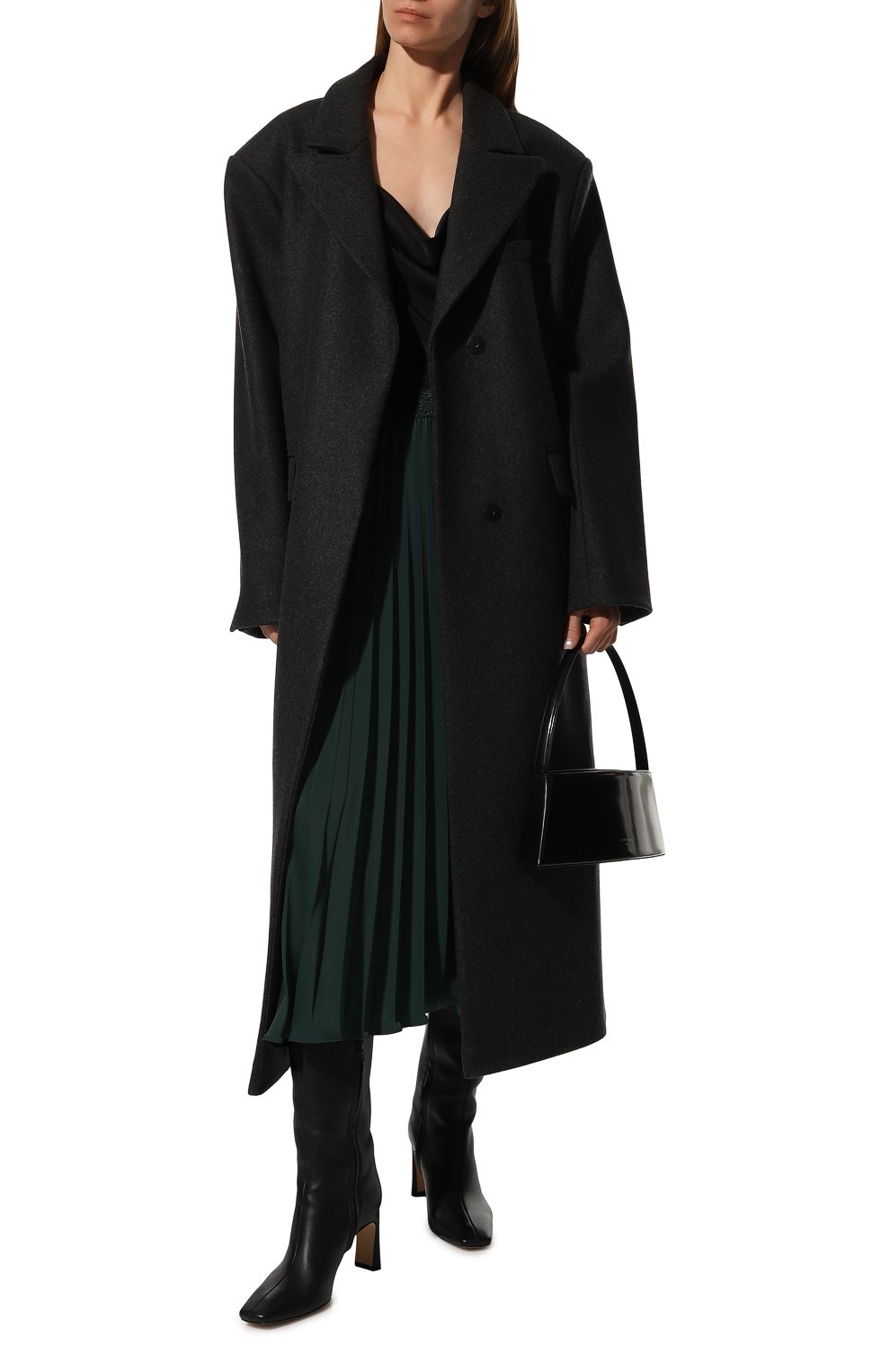 Плиссированная юбка SEVEN LAB изумрудного цвета по цене 17850 руб., арт. SKG-80 forest green, фото 2 Плиссированная юбка SEVEN LAB, арт. SKG-80 forest green, фото 2