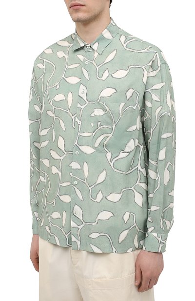 Рубашка из вискозы JACQUEMUS, арт. 215SH02/111543, фото 3