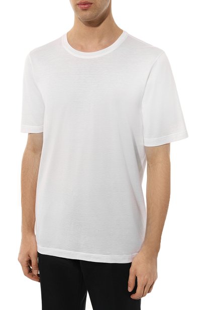 Футболка из шелка и хлопка ANDREA CAMPAGNA, арт. 60133/46800, фото 3