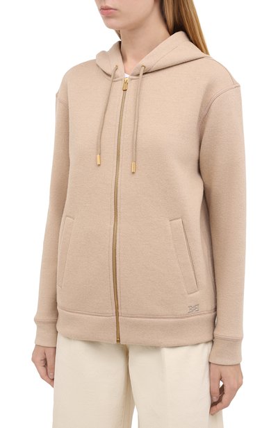 Шерстяной кардиган BALLY бежевого цвета по цене 61650 руб., арт. L5BA484F-9S193/130, фото 3 Шерстяной кардиган BALLY, арт. L5BA484F-9S193/130, фото 3