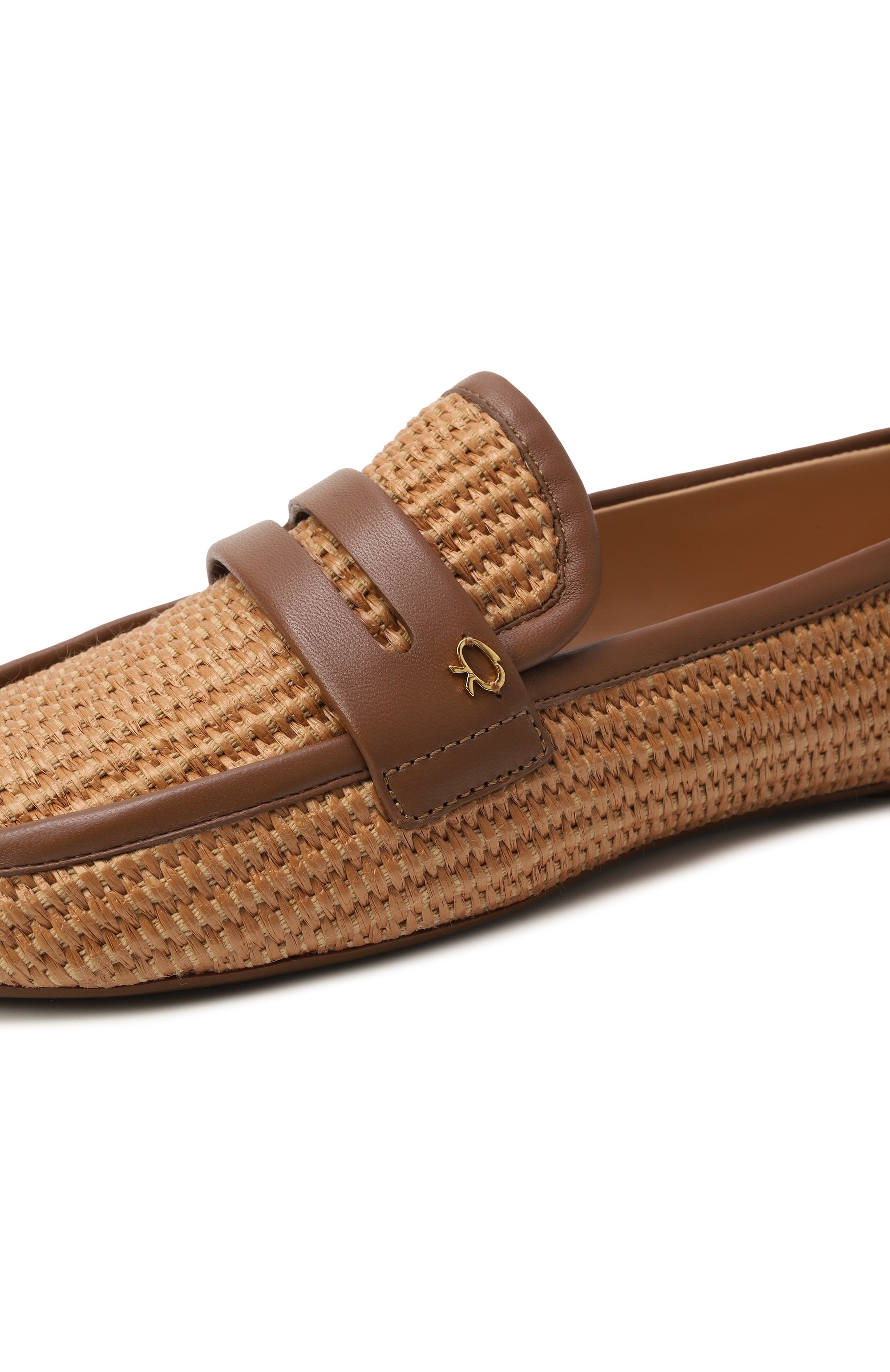 Пенни-лоферы giorgia из рафии GIANVITO ROSSI, арт. G25324.05G0M.MBNCUCU, фото 7