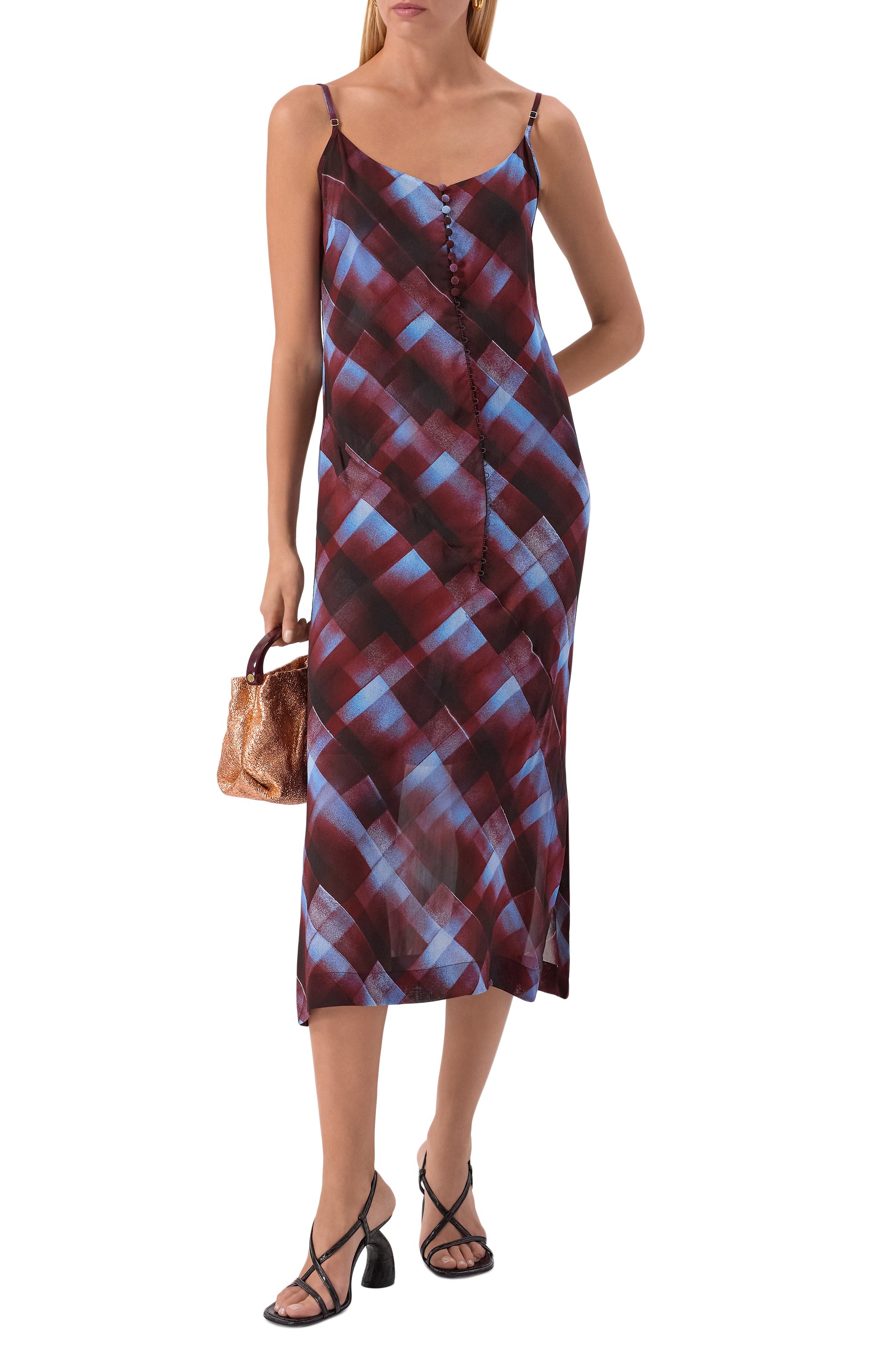 Платье из вискозы DRIES VAN NOTEN, арт. 011084-2108-358, фото 2