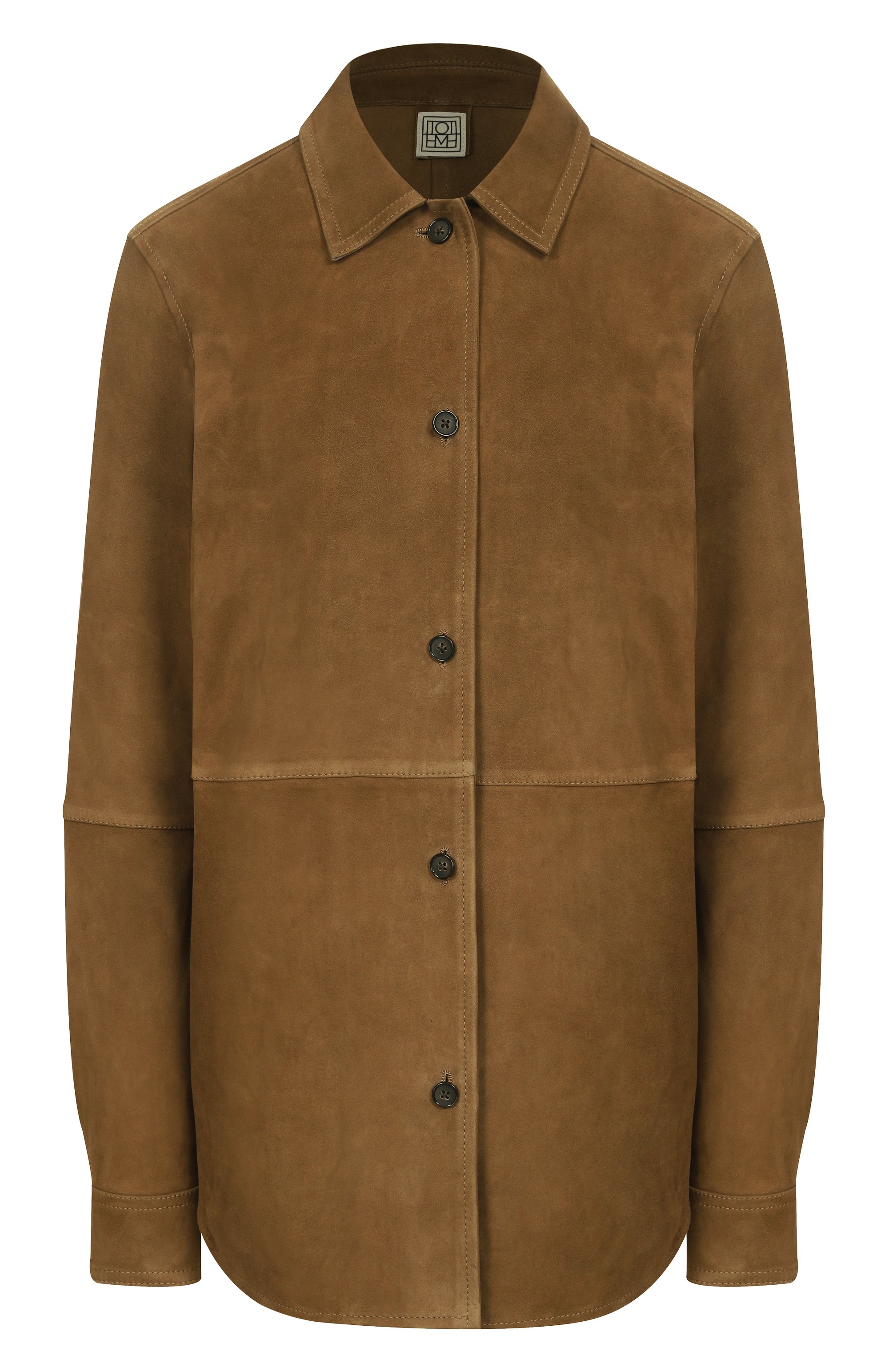 Замшевая куртка-рубашка TOTEME, арт. 242-WRT1768-LE0005, фото 1