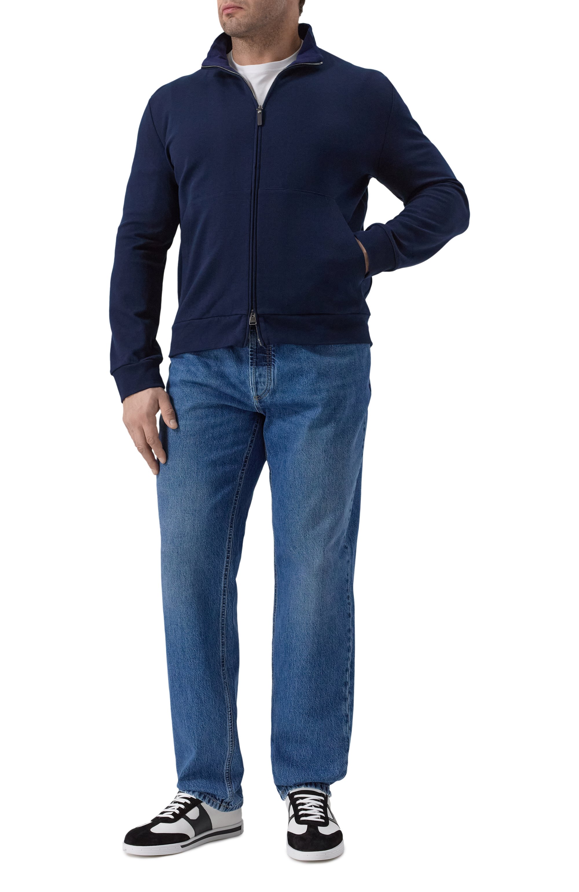 Хлопковая толстовка CANALI, арт. T0854UB/MJ02137, фото 2