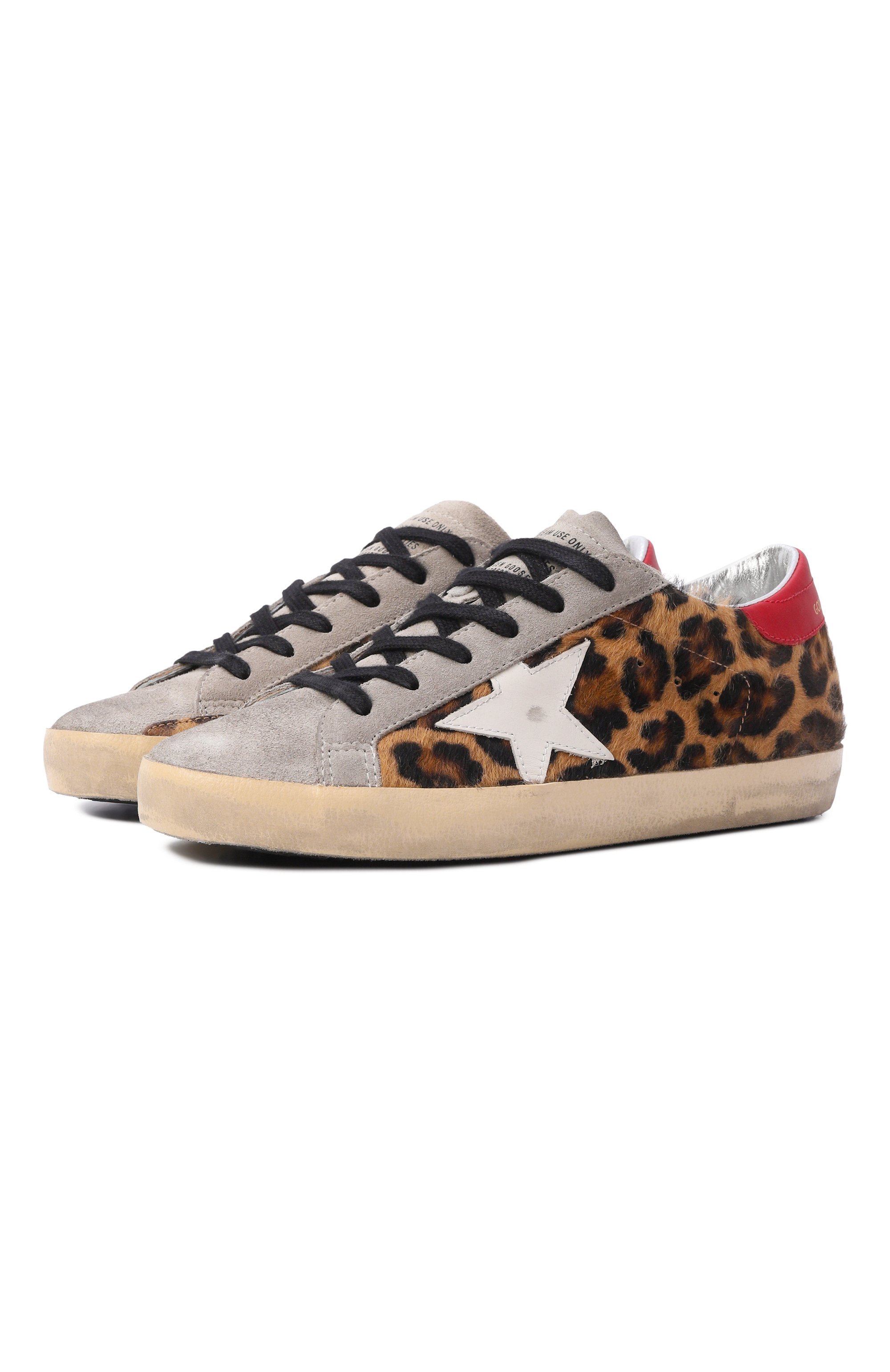 Кожаные кеды super-star GOLDEN GOOSE DELUXE BRAND, арт. GWF00101.F008103, фото 1