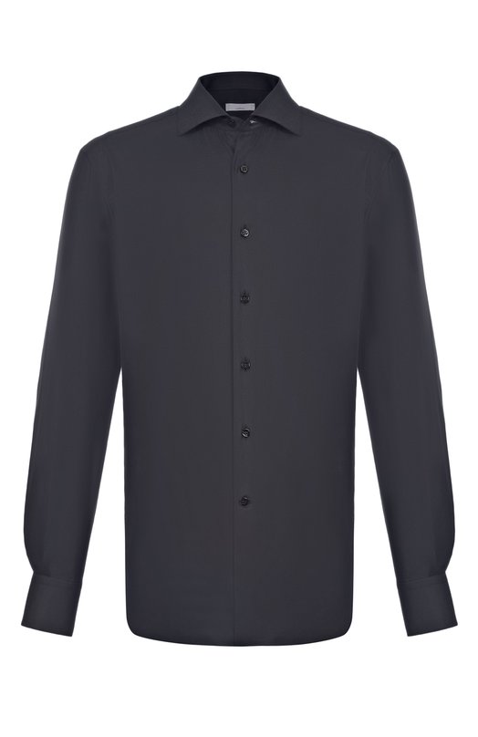 Хлопковая сорочка Stefano Ricci MC007132/BN3138 Чёрный MC007132/BN3138