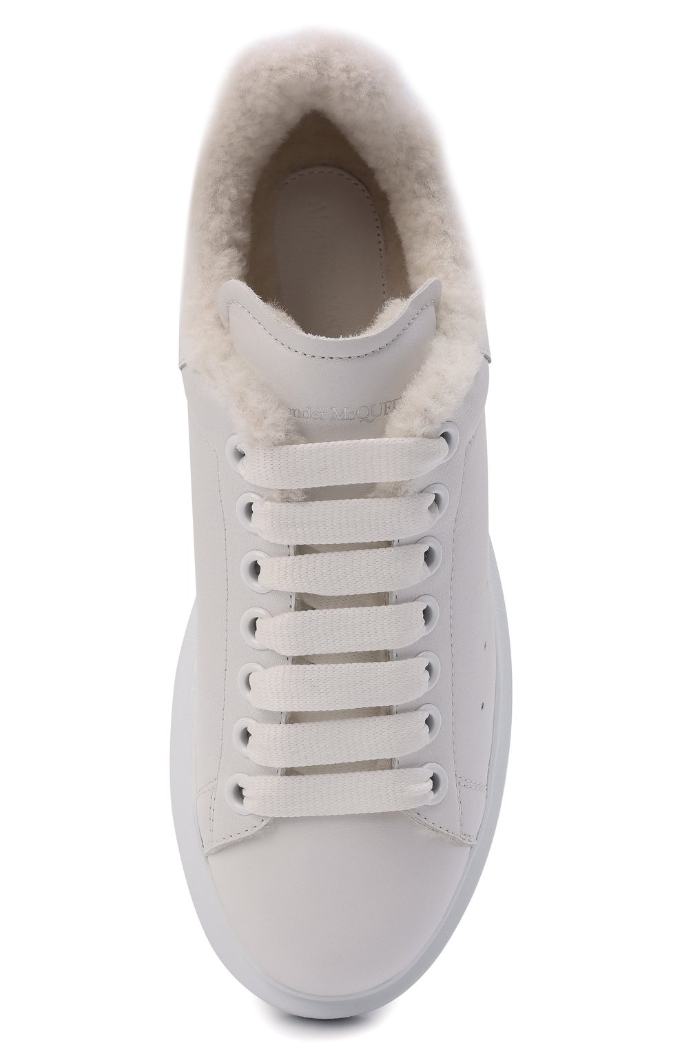 Кожаные кеды oversized ALEXANDER MCQUEEN, арт. 609650/WHVJX, фото 6