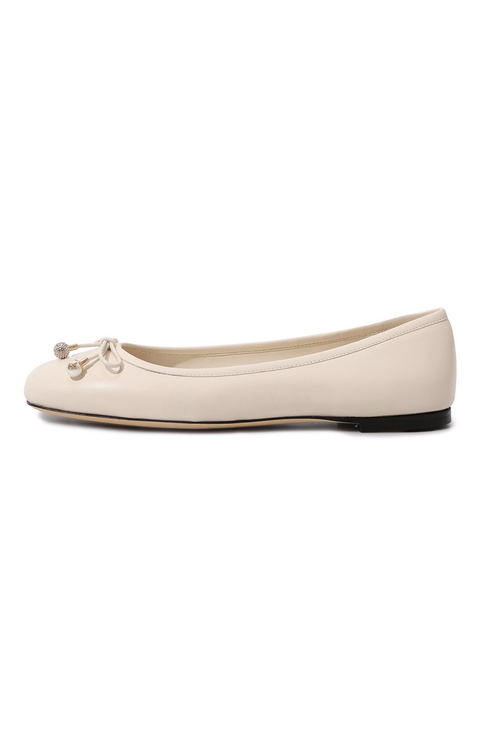 Кожаные балетки elme JIMMY CHOO, арт. ELME FLAT/NAP, фото 4