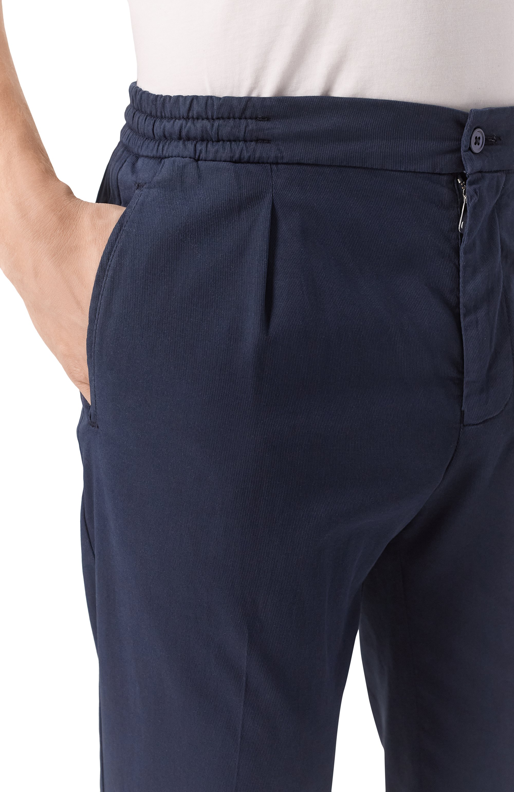 Брюки из хлопка и шелка MARCO PESCAROLO, арт. CHIAIA/5106, фото 5