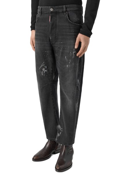 Джинсы kawaii DSQUARED2 темно-серого цвета по цене 83600 руб., арт. S74LB1974/D30046, фото 3 Джинсы kawaii DSQUARED2, арт. S74LB1974/D30046, фото 3