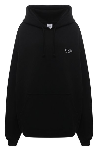 Женский хлопковое худи VETEMENTS, арт. UA52TR660B 1601/W