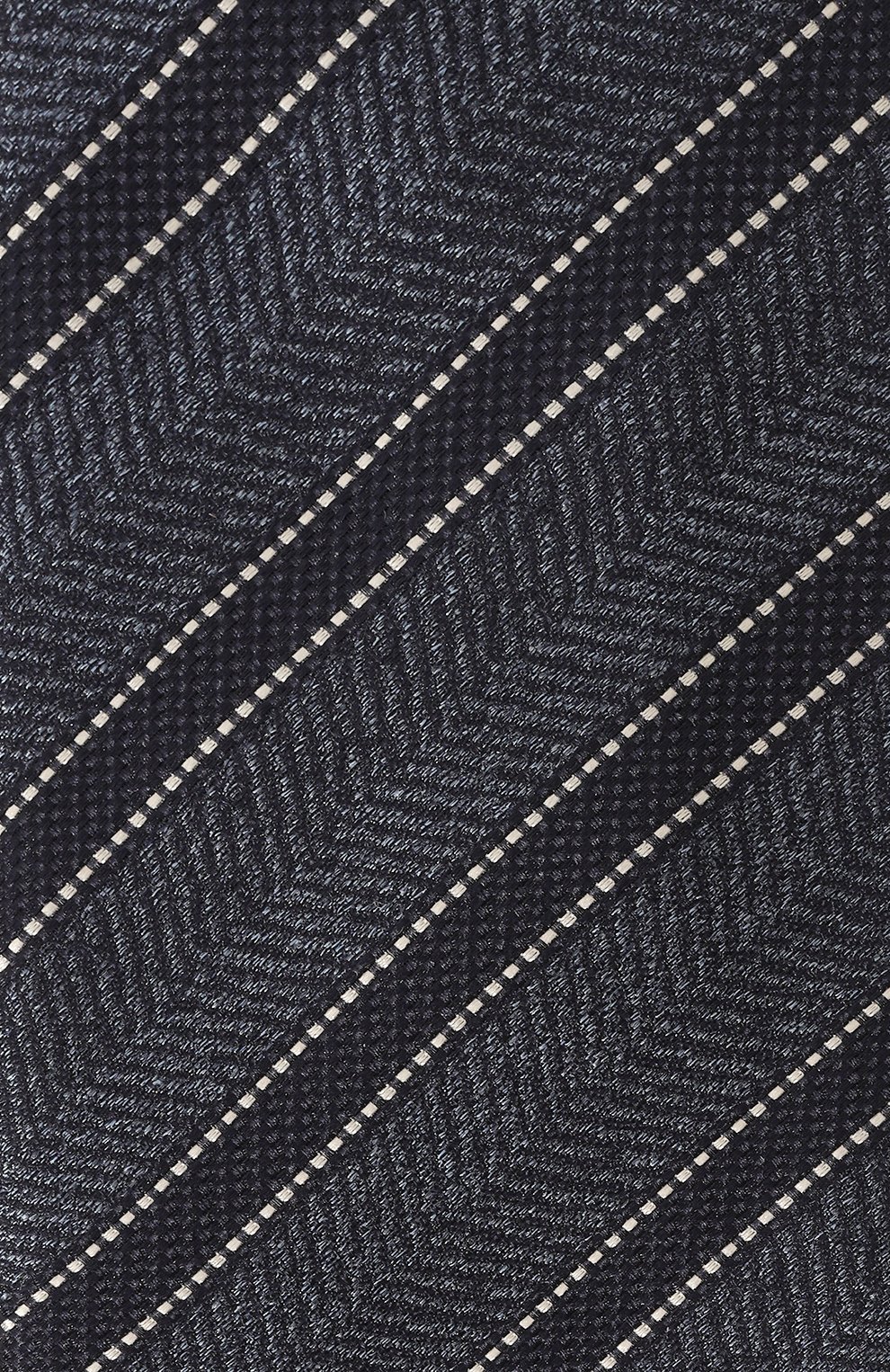 Шелковый галстук CANALI темно-синего цвета по цене 17600 руб., арт. 18/HJ03798, фото 4 Шелковый галстук CANALI, арт. 18/HJ03798, фото 4