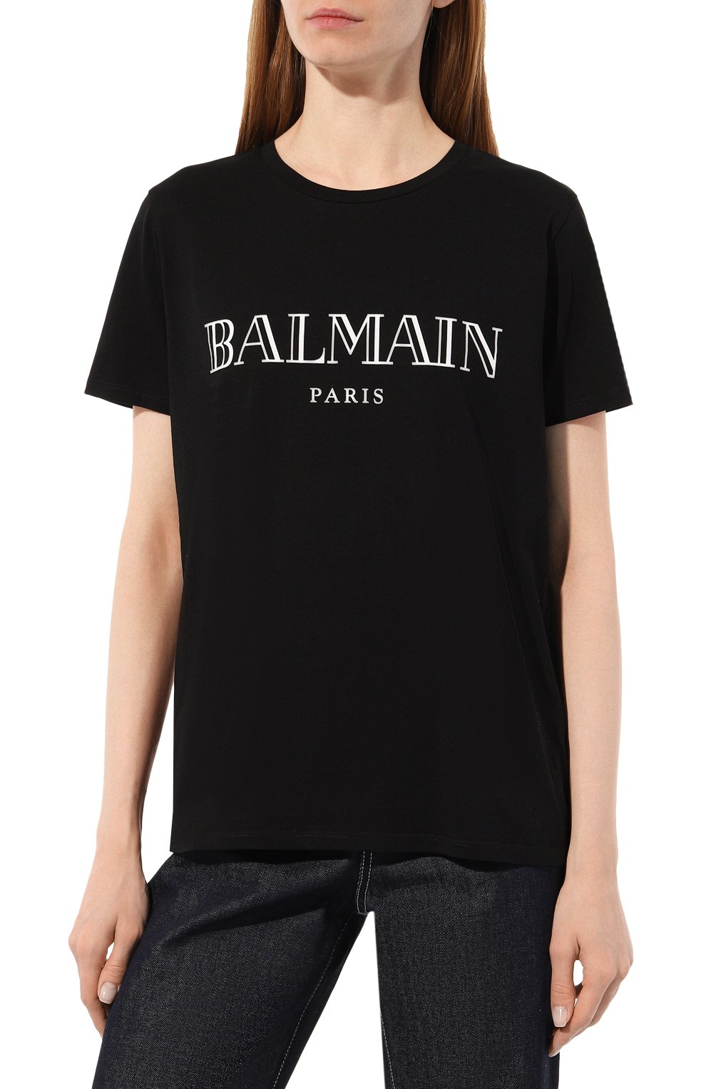 Хлопковая футболка BALMAIN, арт. VF11350B030, фото 3