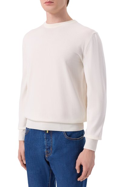 Хлопковый джемпер CANALI, арт. C0012/MK02459, фото 3