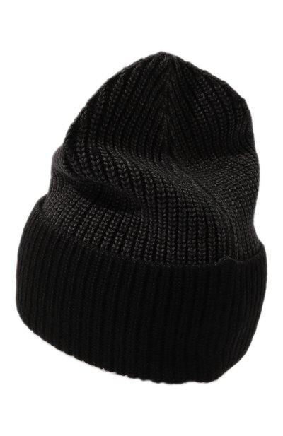 Шерстяная шапка DONDUP черного цвета по цене 21800 руб., арт. UQ127/Y00758U PT0, фото 2 Шерстяная шапка DONDUP, арт. UQ127/Y00758U PT0, фото 2