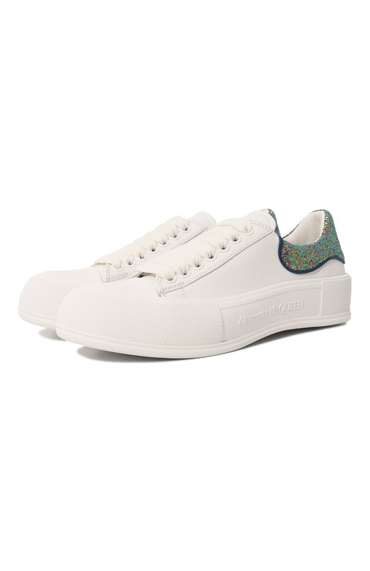 фото Кожаные кеды deck plimsoll alexander mcqueen