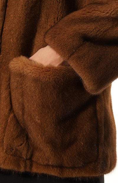 Шуба из меха норки GIULIA GURMAN, арт. J02214078, фото 5