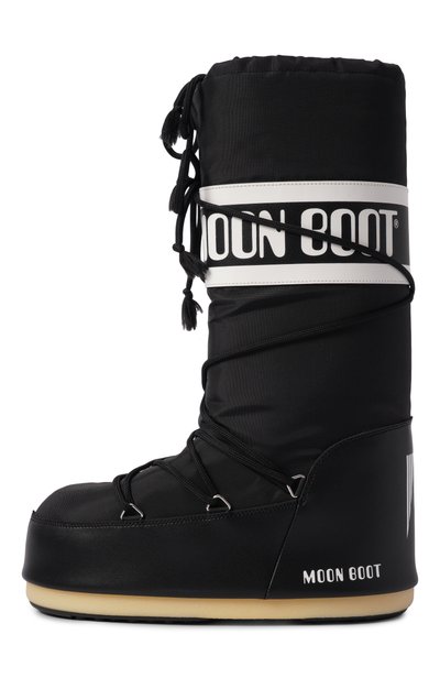 Комбинированные сапоги icon MOON BOOT черного цвета по цене 24400 руб., арт. 80D1400440, фото 3 Комбинированные сапоги icon MOON BOOT, арт. 80D1400440, фото 3