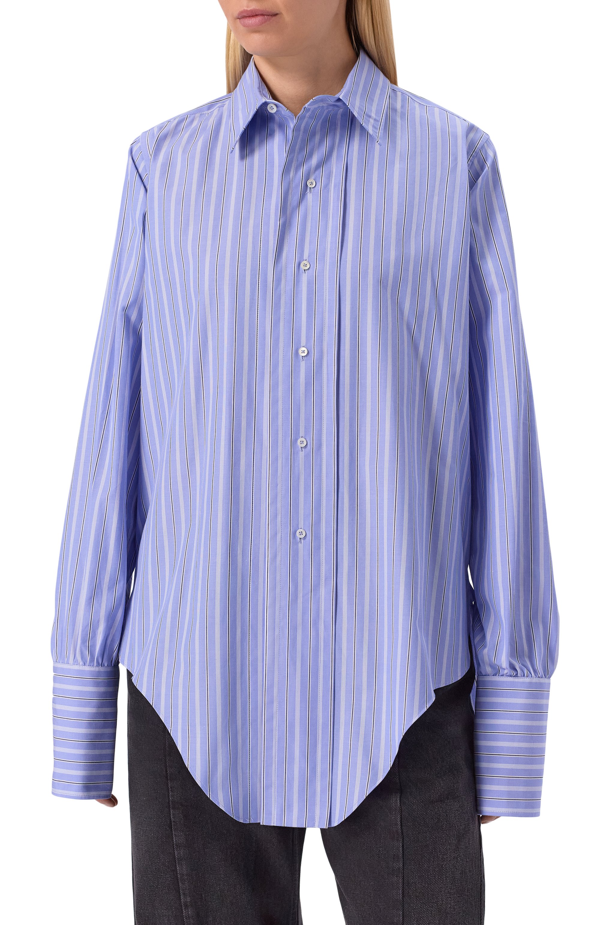 Хлопковая рубашка MAISON MARGIELA, арт. S29DT0006/M35625, фото 3