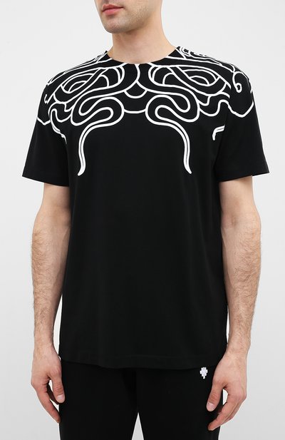 Хлопковая футболка MARCELO BURLON, арт. CMAA018E20JER007, фото 3