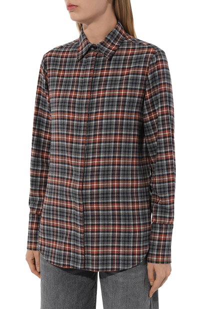 Хлопковая рубашка KITON, арт. D54410H07867, фото 3