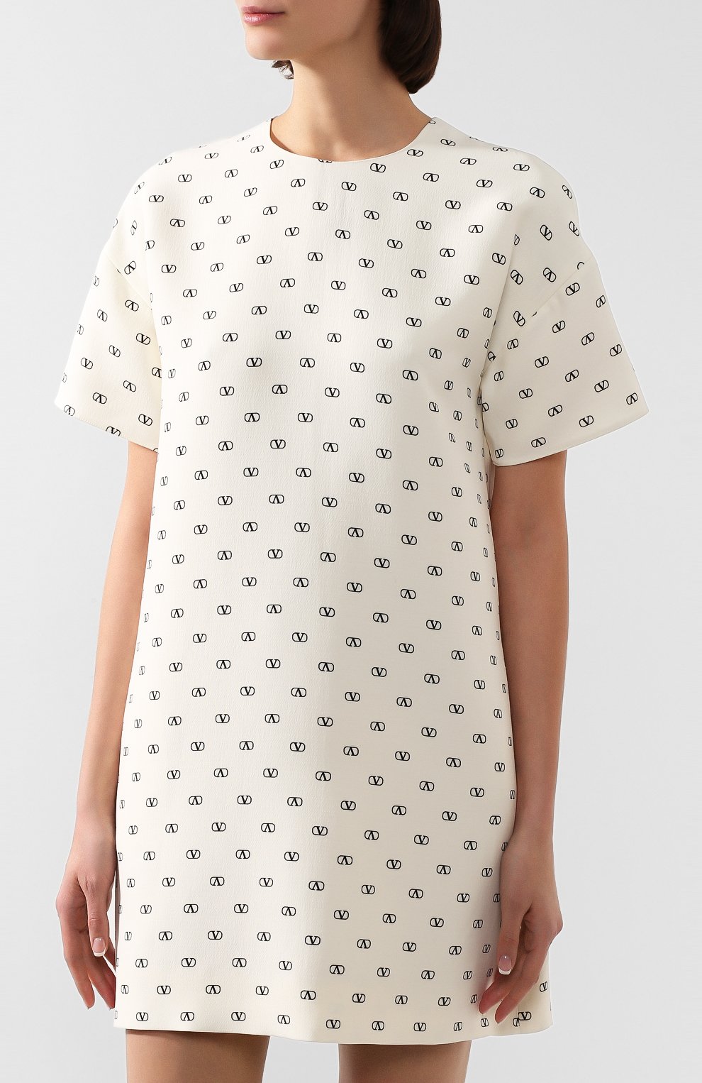 Платье из смеси шерсти и шелка VALENTINO, арт. SB3VANM14N9, фото 3