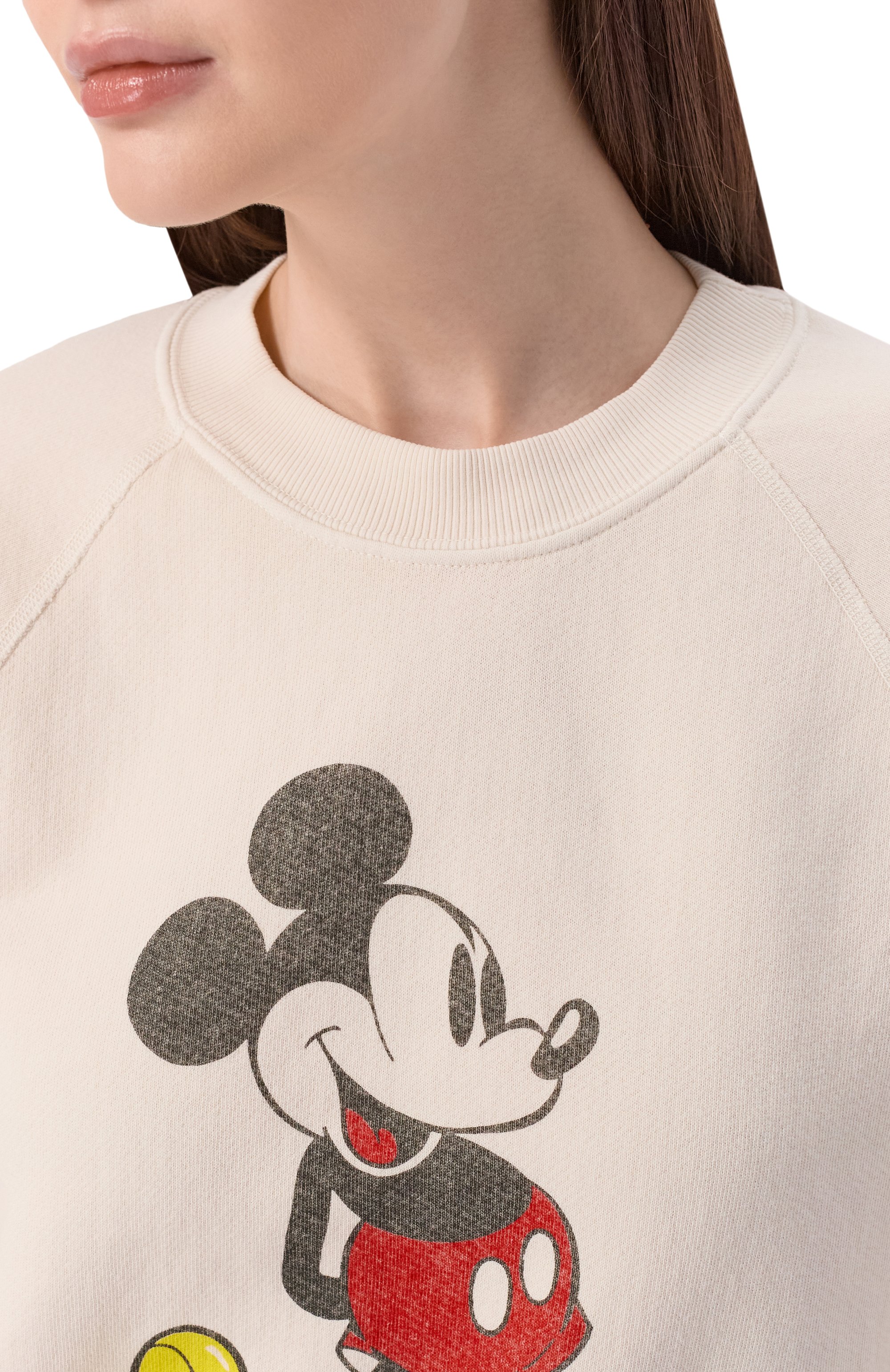 Хлопковый свитшот RE/DONE, арт. 789-08WCGC007/CLASSIC CREWNECK, фото 5