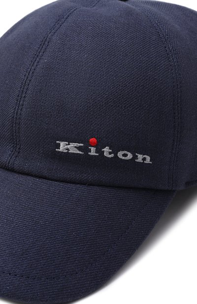 Льняная бейсболка KITON, арт. UCPL015K0718H_001, фото 3