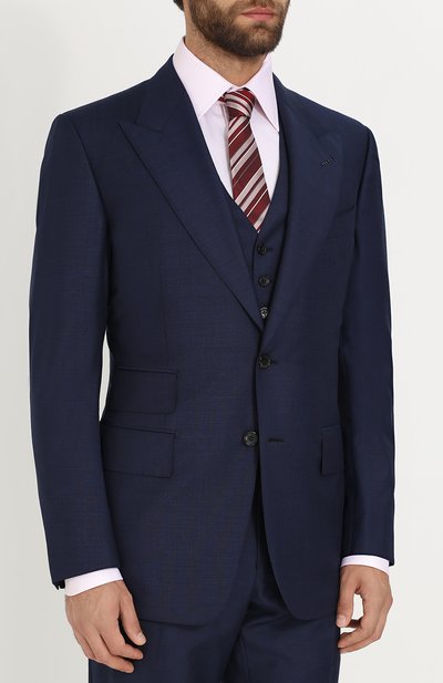 Шерстяной костюм-тройка TOM FORD, арт. 222R83/31AL43, фото 2