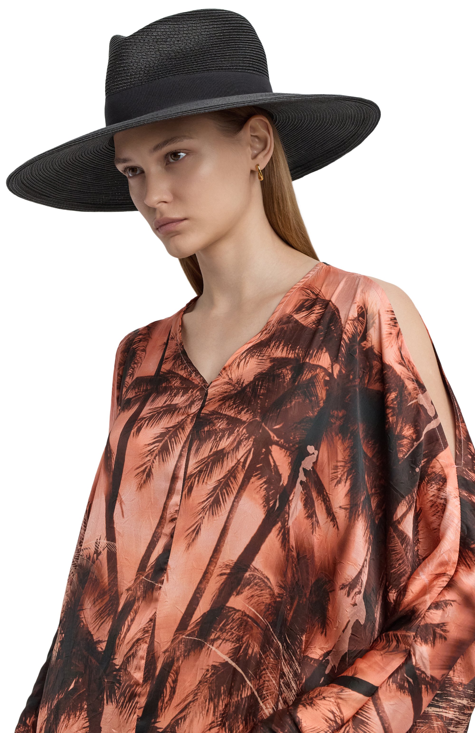 Шляпа daphne ERIC JAVITS черного цвета по цене 53200 руб., арт. 13801/BLACK, фото 2 Шляпа daphne ERIC JAVITS, арт. 13801/BLACK, фото 2