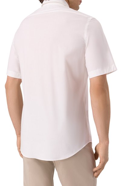 Хлопковая рубашка BOSS, арт. 50539774, фото 4