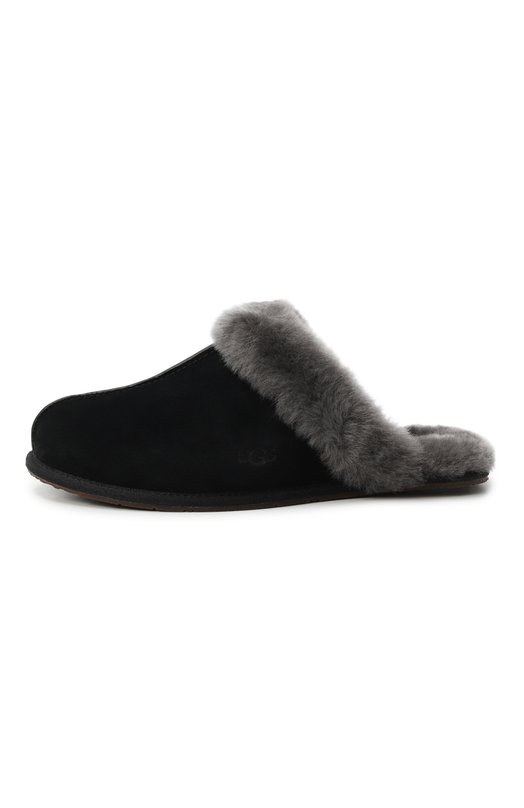 Замшевые сабо Scuffette II UGG 1106872 Чёрный  1106872 Фото 4