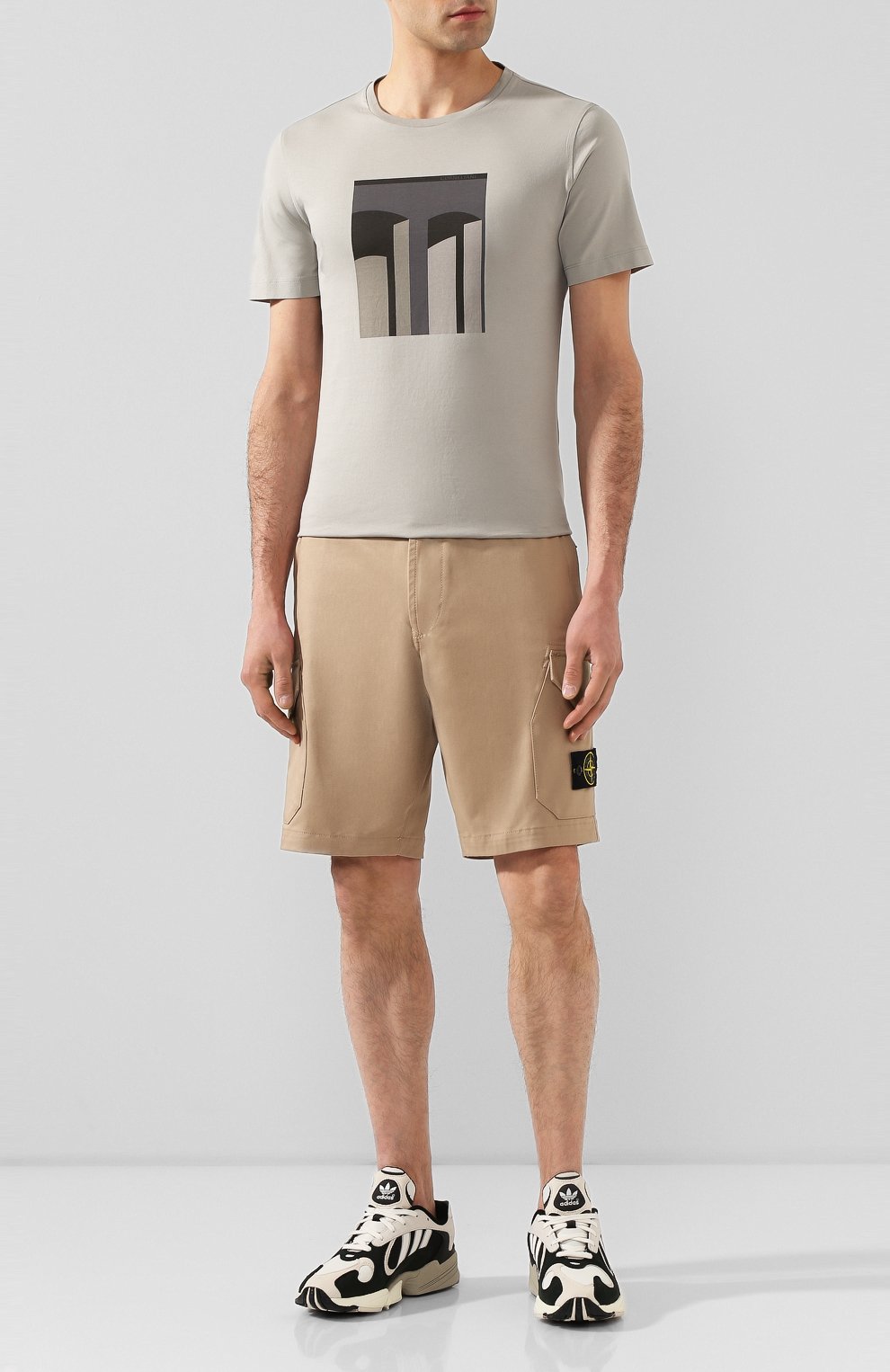 Комбинированные кроссовки yung-1 ADIDAS ORIGINALS, арт. EF5342, фото 2